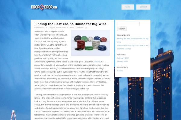 Simple Mag theme site design template sample