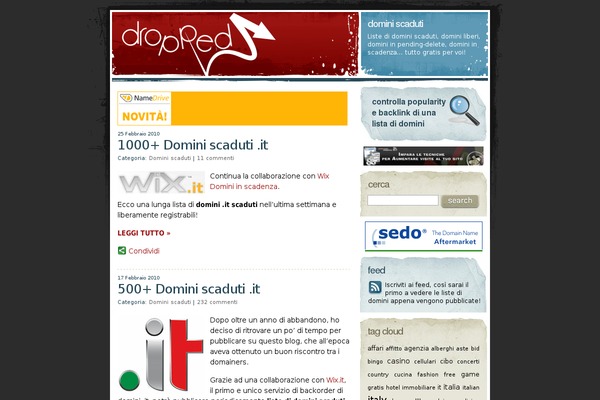 I-feel-dirty theme site design template sample