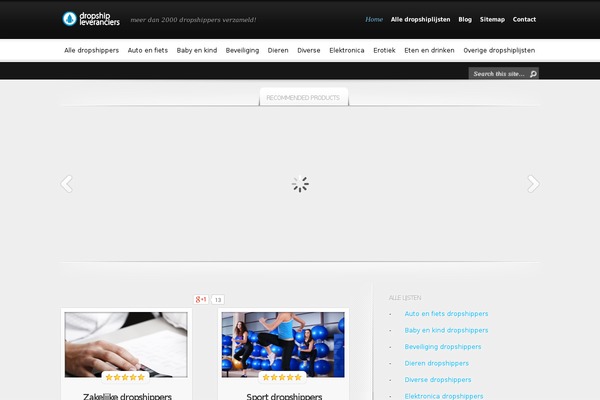 InReview theme site design template sample