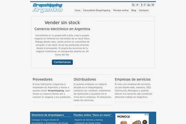 Orbit theme site design template sample