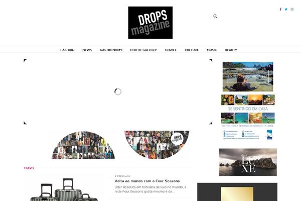 The Voux theme site design template sample