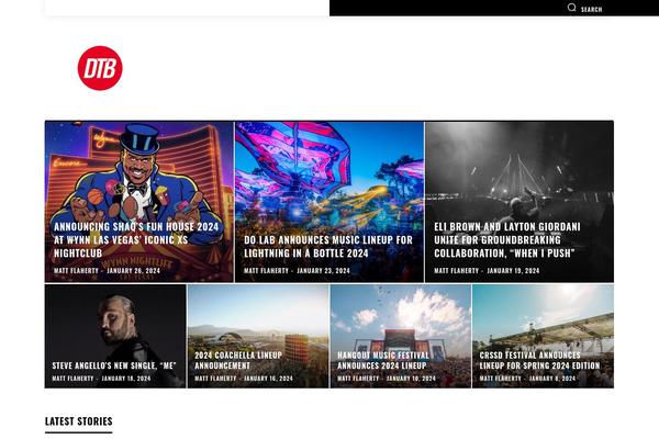 Newspaper theme site design template sample