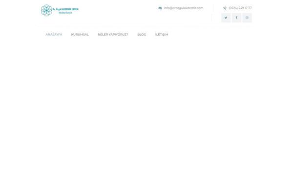 Accalia theme site design template sample
