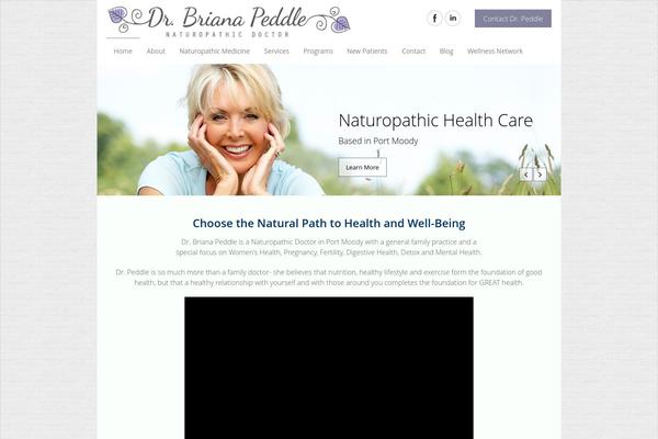 Medical Doctor theme site design template sample
