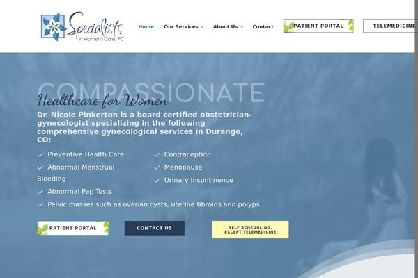 Uncode theme site design template sample