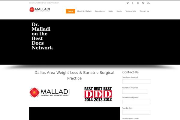 Site using CC BMI Calculator plugin