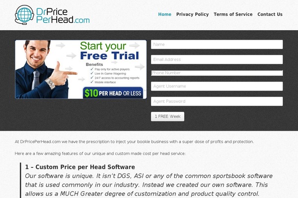 Quark theme site design template sample