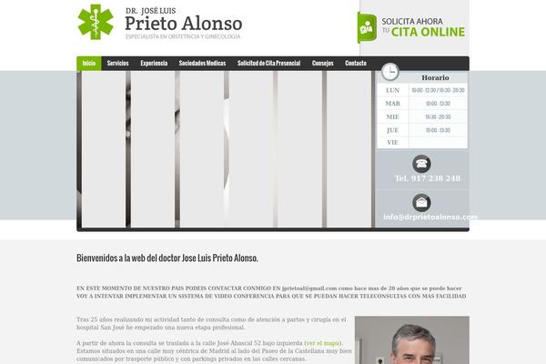 Doctor theme site design template sample