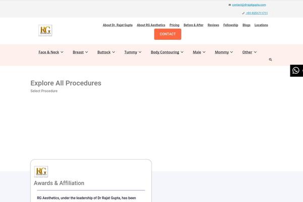 Porto theme site design template sample