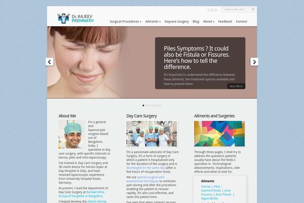 Chameleon theme site design template sample
