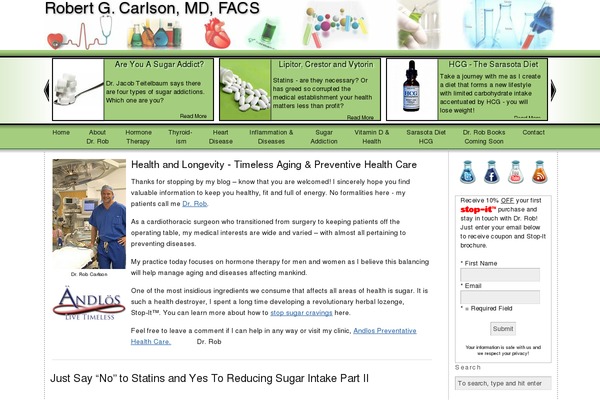 Thesis 1.8 theme site design template sample