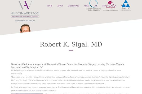 Awc theme site design template sample