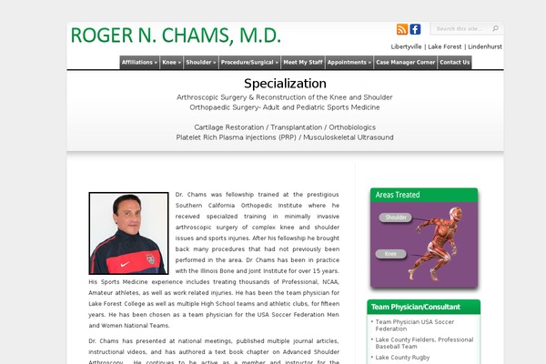 Chameleon theme site design template sample