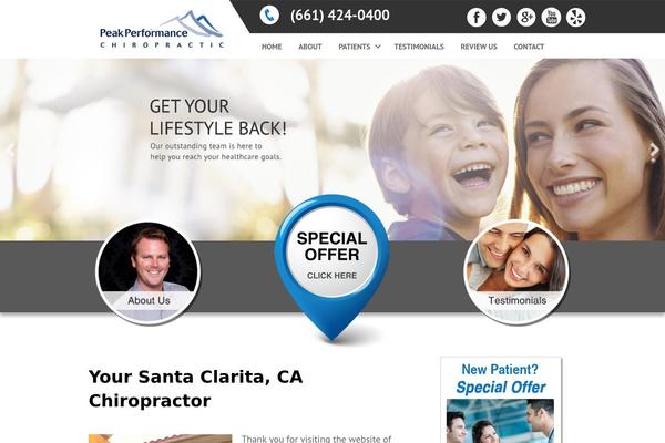 drronbittle.com site used Chiropractic