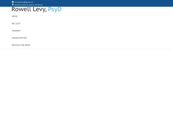The7 Child theme site design template sample
