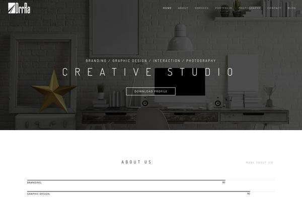Rhythm website example screenshot