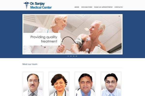 Care theme site design template sample