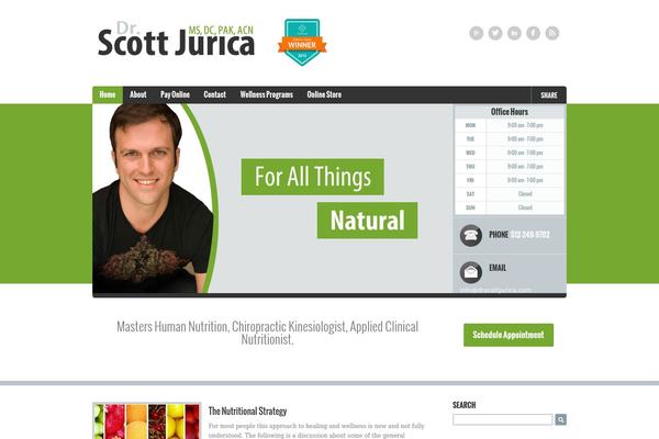 Doctor theme site design template sample