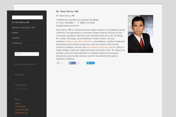 drseandarcy.com site used Gdbizcard