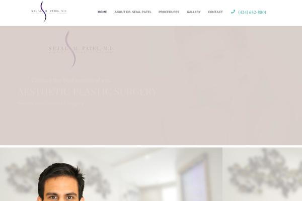 Bridge Child theme site design template sample