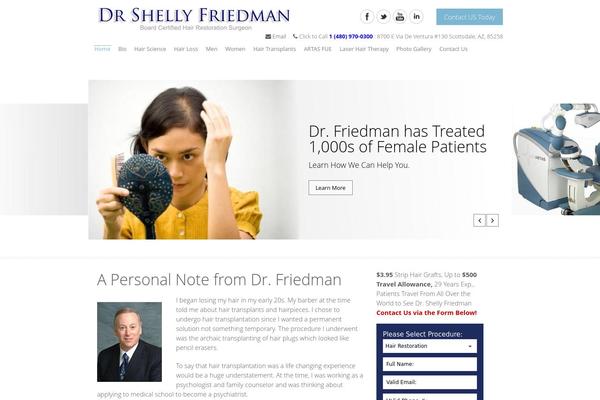 Medical Doctor theme site design template sample