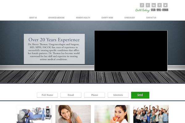 Outreach Pro theme site design template sample
