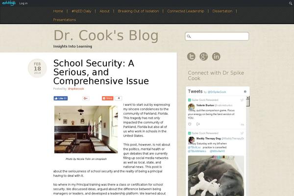 Site using Edublogs-icons plugin