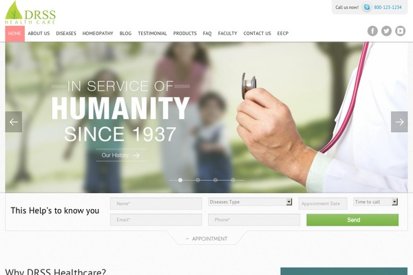 Site using Client Testimonials plugin