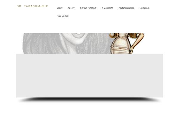 Zero theme site design template sample