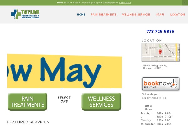 Doctor theme site design template sample
