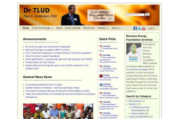 Site using YouTube Embed plugin