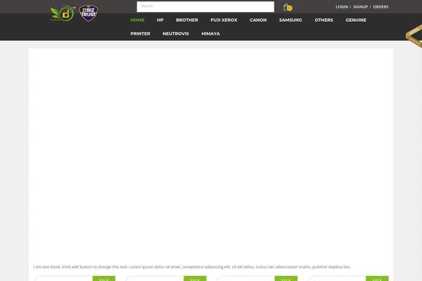 James theme site design template sample