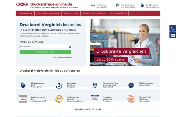 druckanfrage-online.de site used Druckanfrage