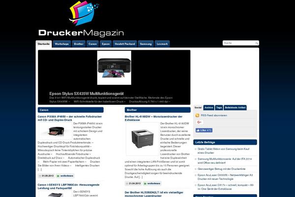 Wp Chatter theme site design template sample