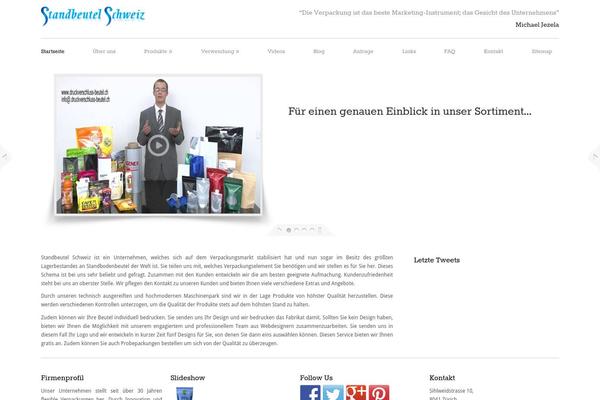 PinkRio theme site design template sample