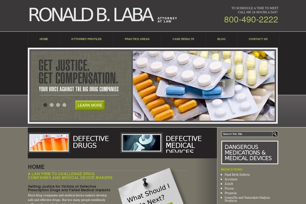 Master theme site design template sample
