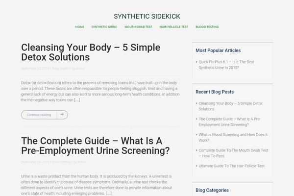 Rise theme site design template sample