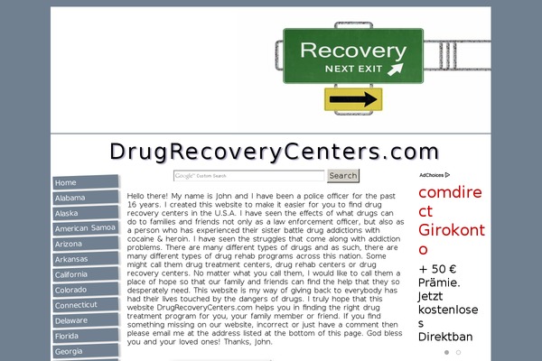 drugrecoverycenters.com site used Drc-theme