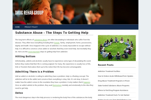 Simple Sense theme site design template sample