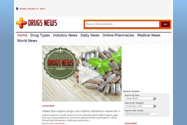 Anand theme site design template sample
