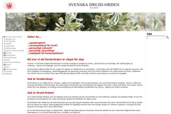 Site using Collapsing Pages plugin