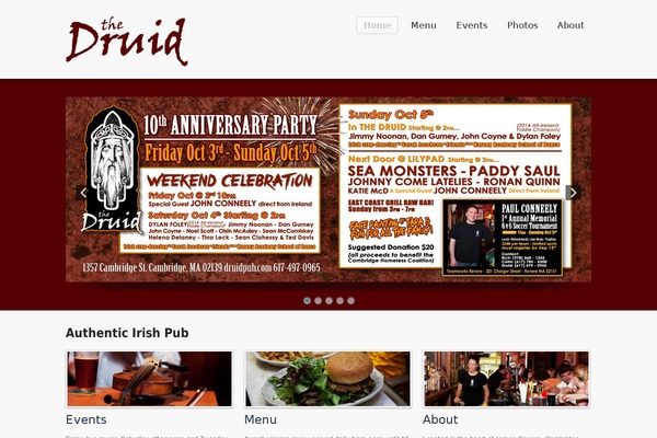 Simplicity theme site design template sample