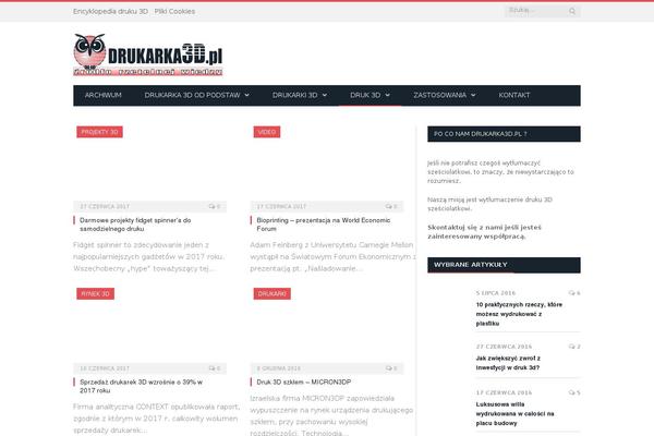 SmartMag theme site design template sample