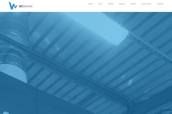 Visia theme site design template sample
