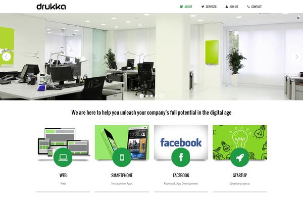 Subway theme site design template sample