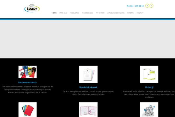 drukkerijluxor.nl site used Saleswizard_theme
