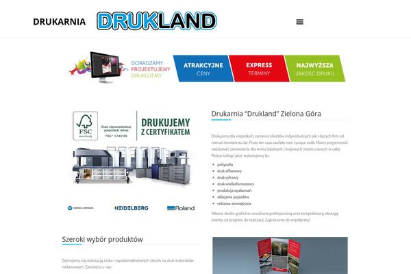 Aria theme site design template sample