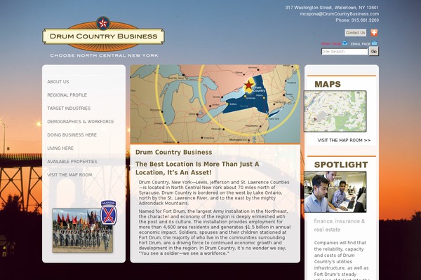 Bones theme site design template sample