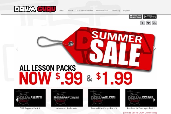 Guru theme site design template sample