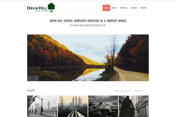 Bigbang theme site design template sample